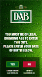 Mobile Screenshot of dab-beer.com